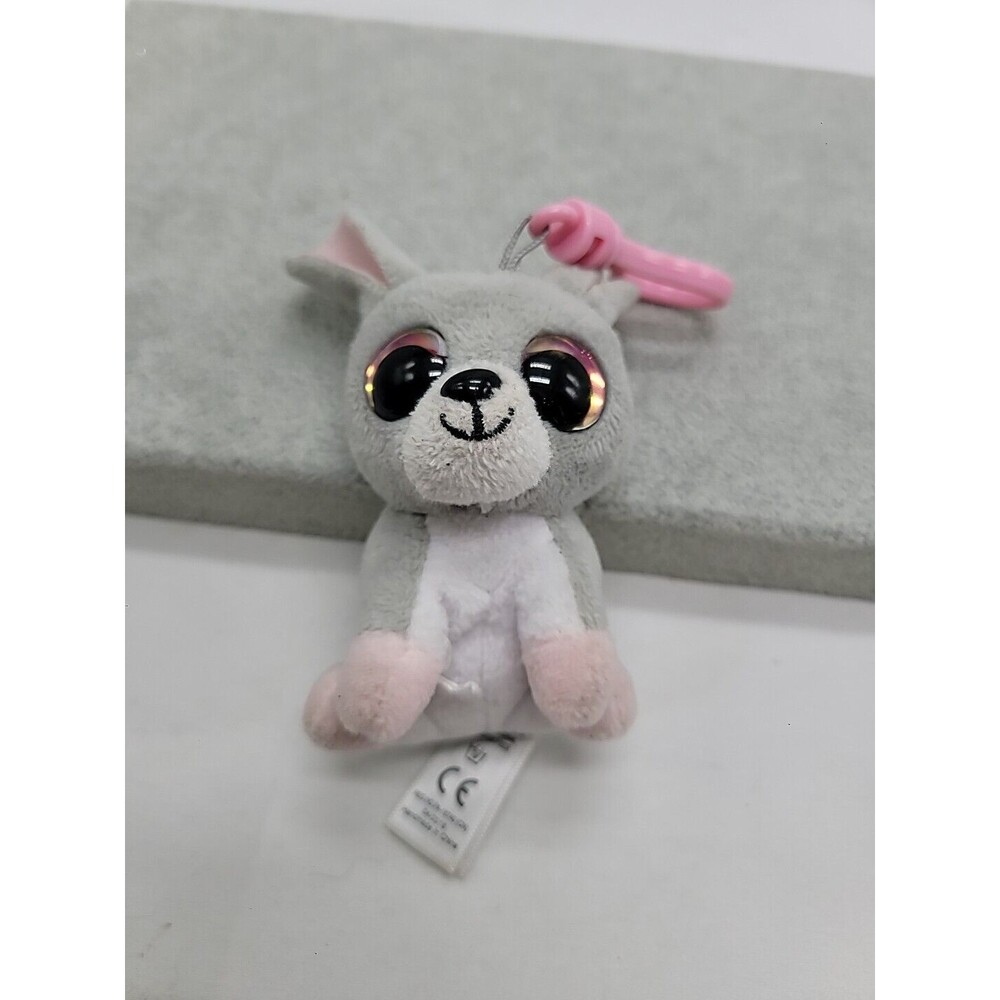 2018 Bunny Lumo Stars Keychain Clip On 3" Rabbit Long Ears